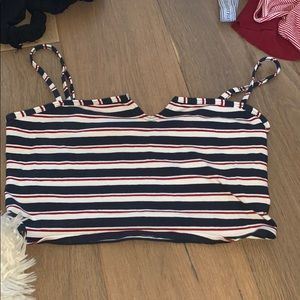 HOLLISTER STRIPED TANK TOP